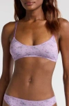 Free People Printed Pointelle Bralette