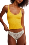 Free People Pucker Up Seamless Camisole In Citrus Grove