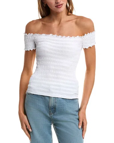 Free People Pucker Up Seamless T-shirt In White