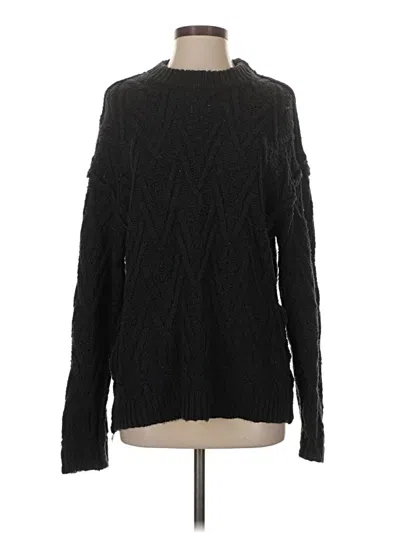 Pre-owned Free People Pullover Sweater In Black