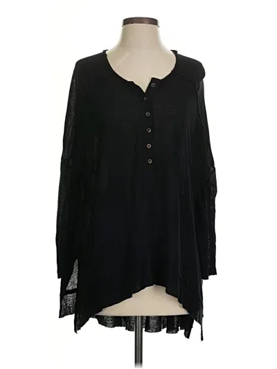 Pre-owned Free People Pullover Sweater In Black