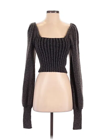 Free People Pullover Sweater In Black