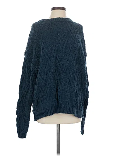 Pre-owned Free People Pullover Sweater In Blue