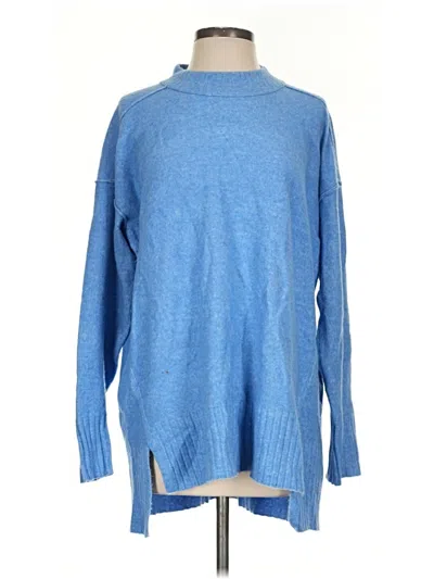 Pre-owned Free People Pullover Sweater In Blue