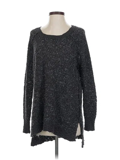 Pre-owned Free People Pullover Sweater In Gray