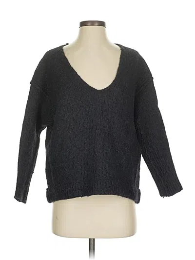 Pre-owned Free People Pullover Sweater In Gray