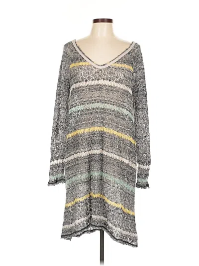 Pre-owned Free People Pullover Sweater In Gray