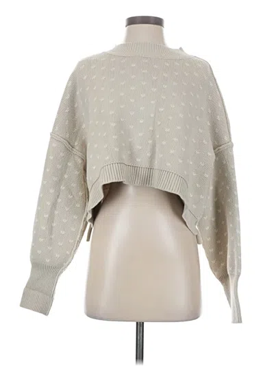 Pre-owned Free People Pullover Sweater In Gray