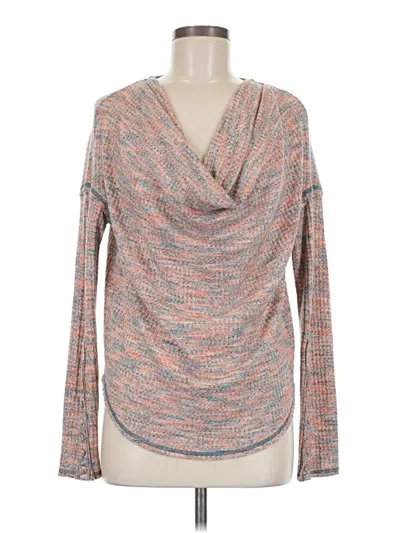 Pre-owned Free People Pullover Sweater In Gray