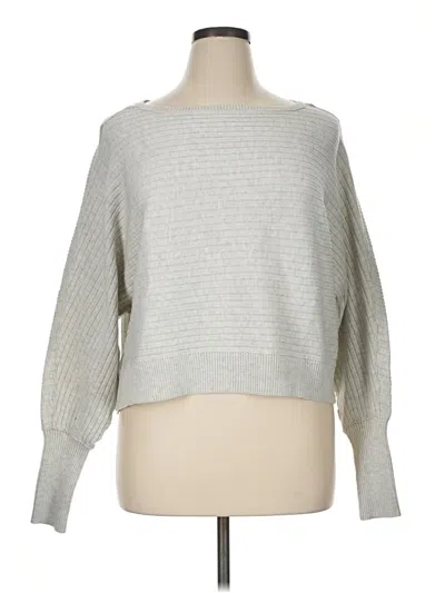 Pre-owned Free People Pullover Sweater In Gray