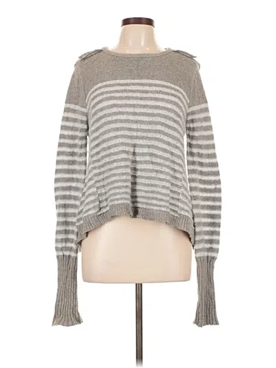 Pre-owned Free People Pullover Sweater In Gray