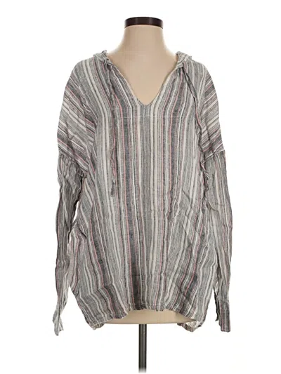 Pre-owned Free People Pullover Sweater In Gray