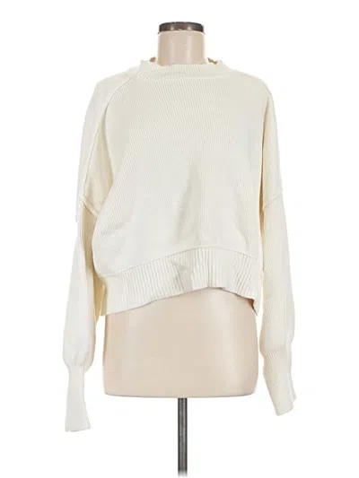 Pre-owned Free People Pullover Sweater In Ivory