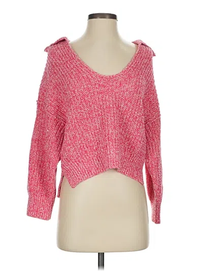 Pre-owned Free People Pullover Sweater In Pink