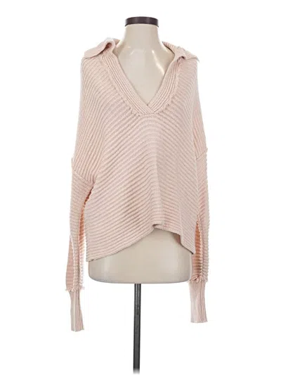 Pre-owned Free People Pullover Sweater In Pink