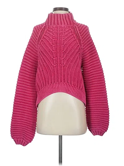 Pre-owned Free People Pullover Sweater In Pink