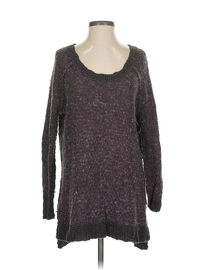 Pre-owned Free People Pullover Sweater In Purple