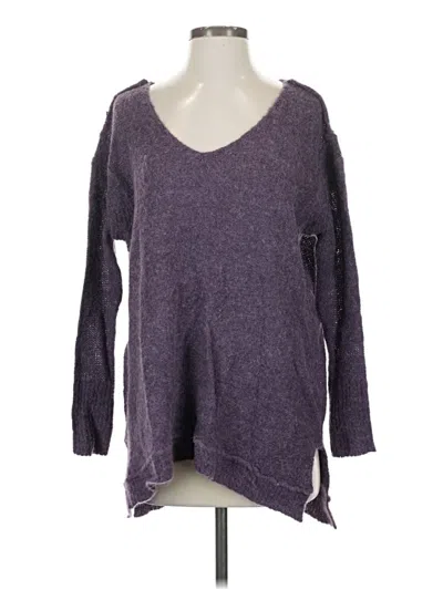 Pre-owned Free People Pullover Sweater In Purple