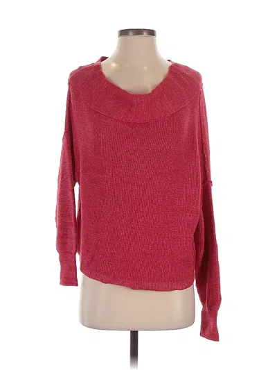 Pre-owned Free People Pullover Sweater In Red