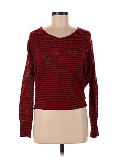 Pre-owned Free People Pullover Sweater In Red