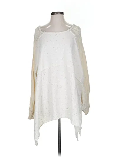 Pre-owned Free People Pullover Sweater In White