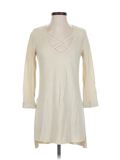 Pre-owned Free People Pullover Sweater In White