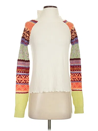 Pre-owned Free People Pullover Sweater In White