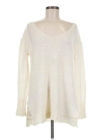 Pre-owned Free People Pullover Sweater In White
