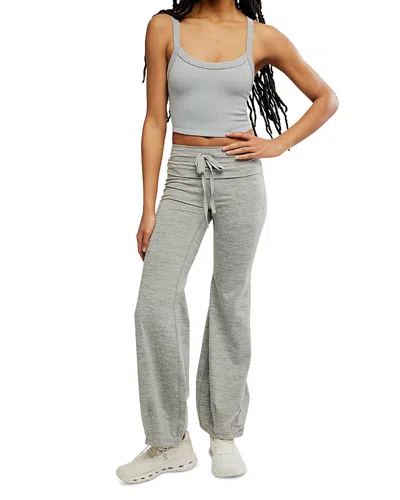 Free People Quick Step Drawstring Pants In Gray