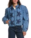 Free People Quinn Quilted Cotton Denim Jacket