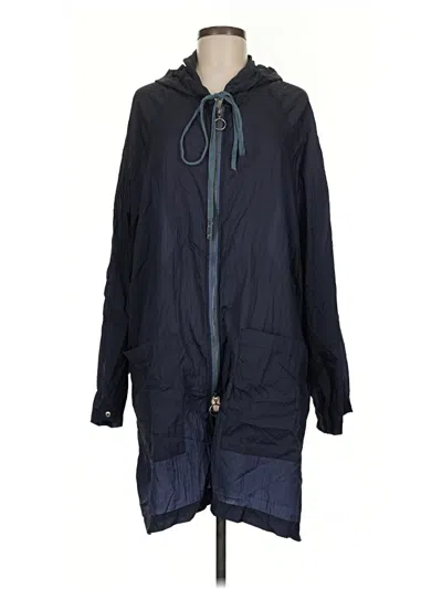 Pre-owned Free People Raincoat In Blue