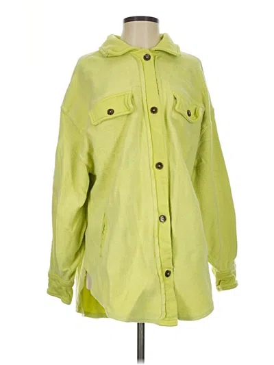 Pre-owned Free People Raincoat In Green