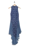 Free People X Revolve Ramada Midi Dress In Blue Combo
