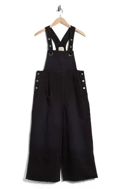 Free People Rambler Overalls In Black