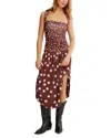 Free People Raylon Variegated Polka Dot Midi Dress