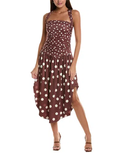 Free People Raylon Midi Dress In Brown