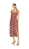 FREE PEOPLE RAYLON MIDI DRESS