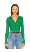 Free People X Intimately Fp Ready For It Bodysuit In 그린
