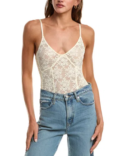 Free People Ready To Go Bodysuit In White