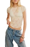 Free People Ready To Go Lace T-shirt
