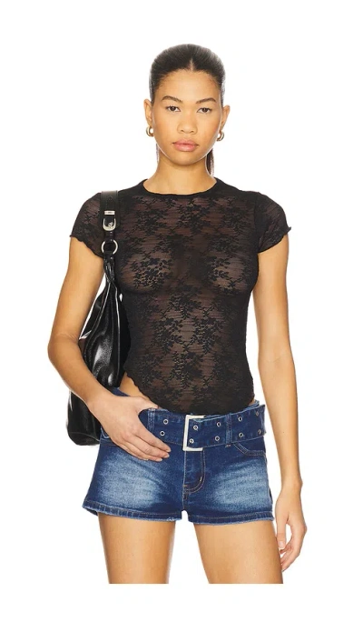 Free People Ready To Go Lace Tee