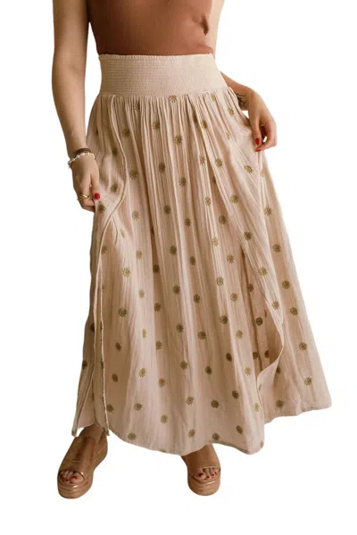 Free People Real Love Maxi Dress In Crystal Gray In Multi