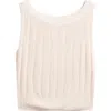 Free People Reese Pattern Sweater Tank In Champagne Dreams
