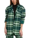 Free People Reggie Oversize Blazer In Green