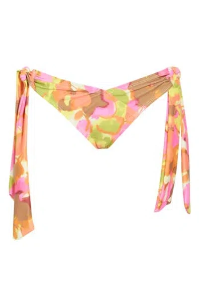 Free People Renee Side Tie Bikini Bottoms In Pink