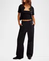 Free People X We The Free Ny Twosie Set In Black