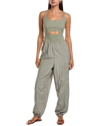 Free People Righteous Jumpsuit In Green