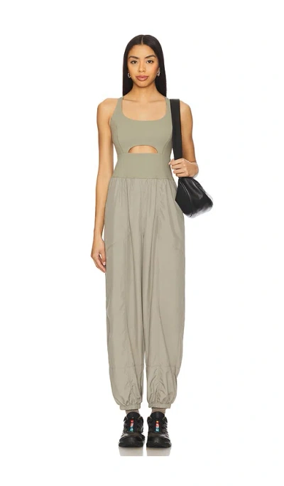 Free People Righteous Onesie In Sagestone