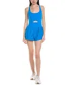 Free People Fp Movement Righteous Runsie Romper In Blue