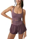 Free People Fp Movement Righteous Runsie Romper In Clove